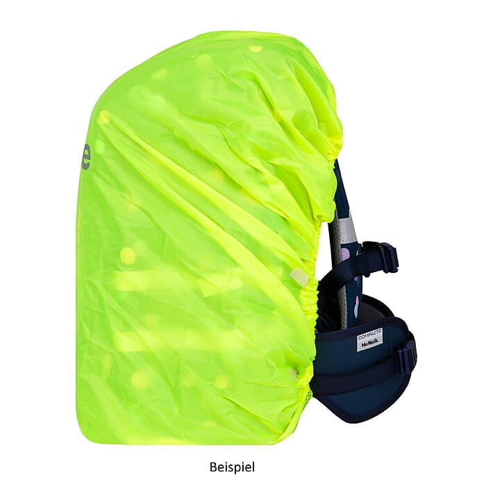 sorgers Regenhülle gelb mit Halterung für Klemmleuchte